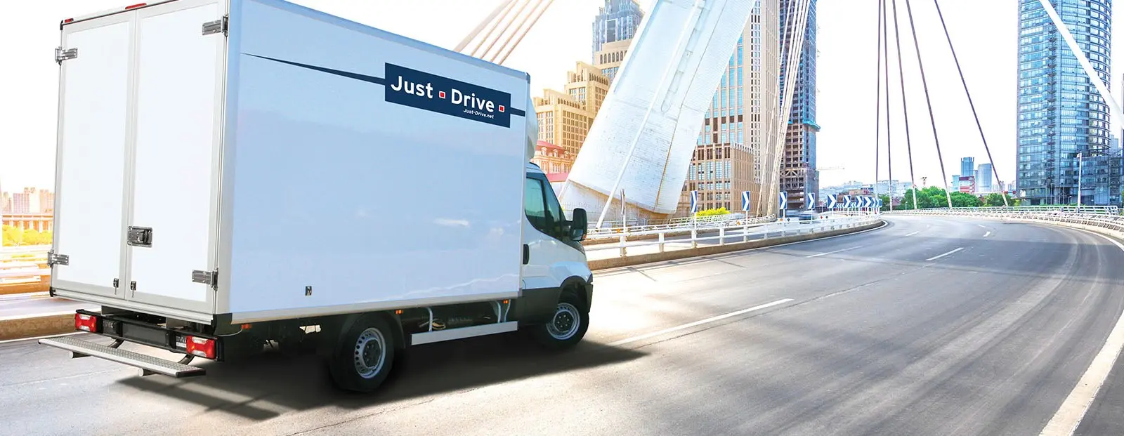 Een vrachtwagen van De Graaff / Just Drive